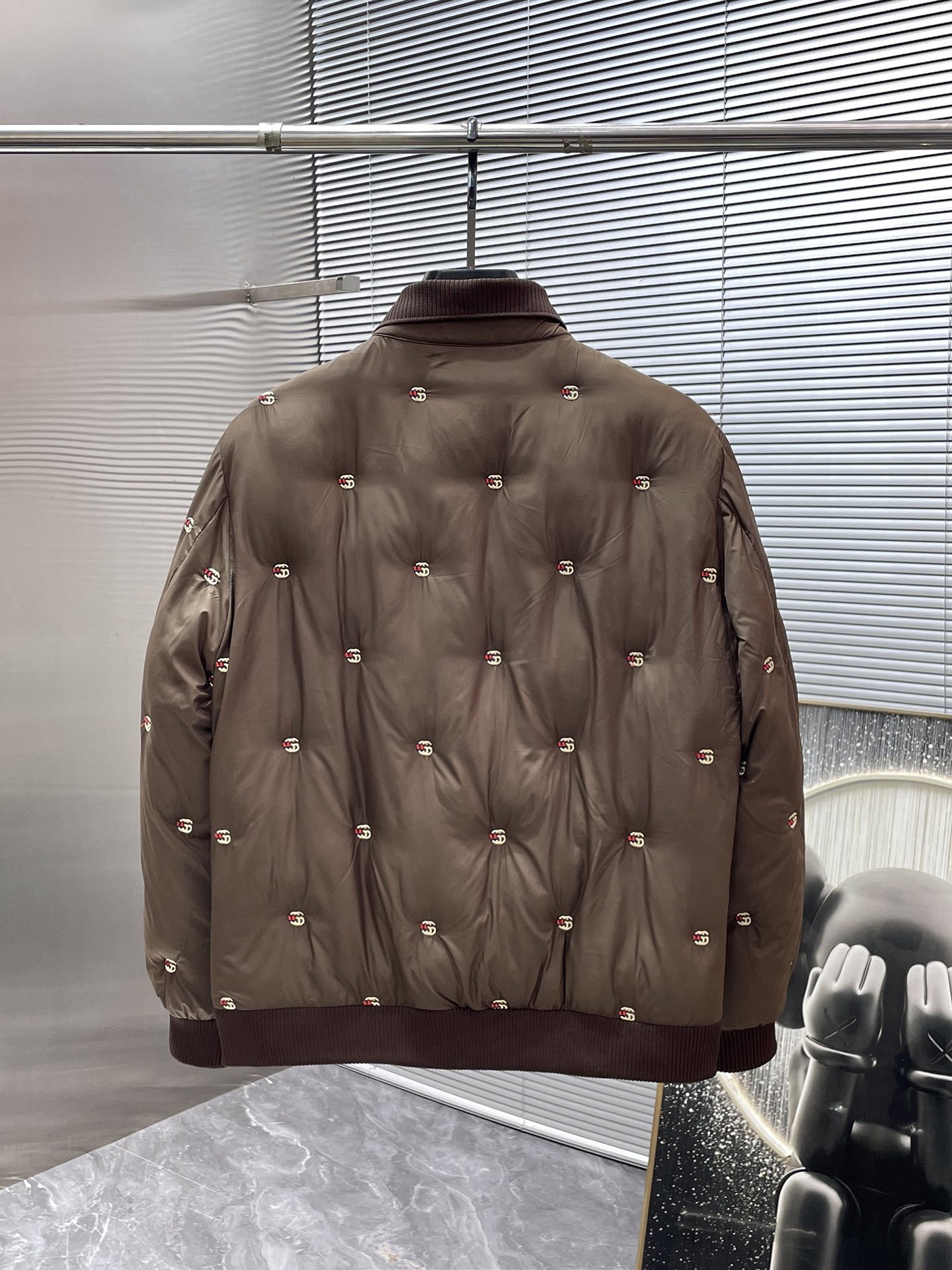 グッチ「Gucci」秋冬ラペル付きコットンジャケット