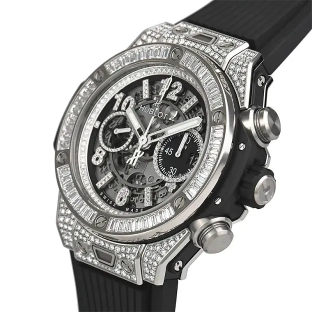ウブロ「Hublot」ビッグバン ウニコ チタニウム ジュエリー 44MM