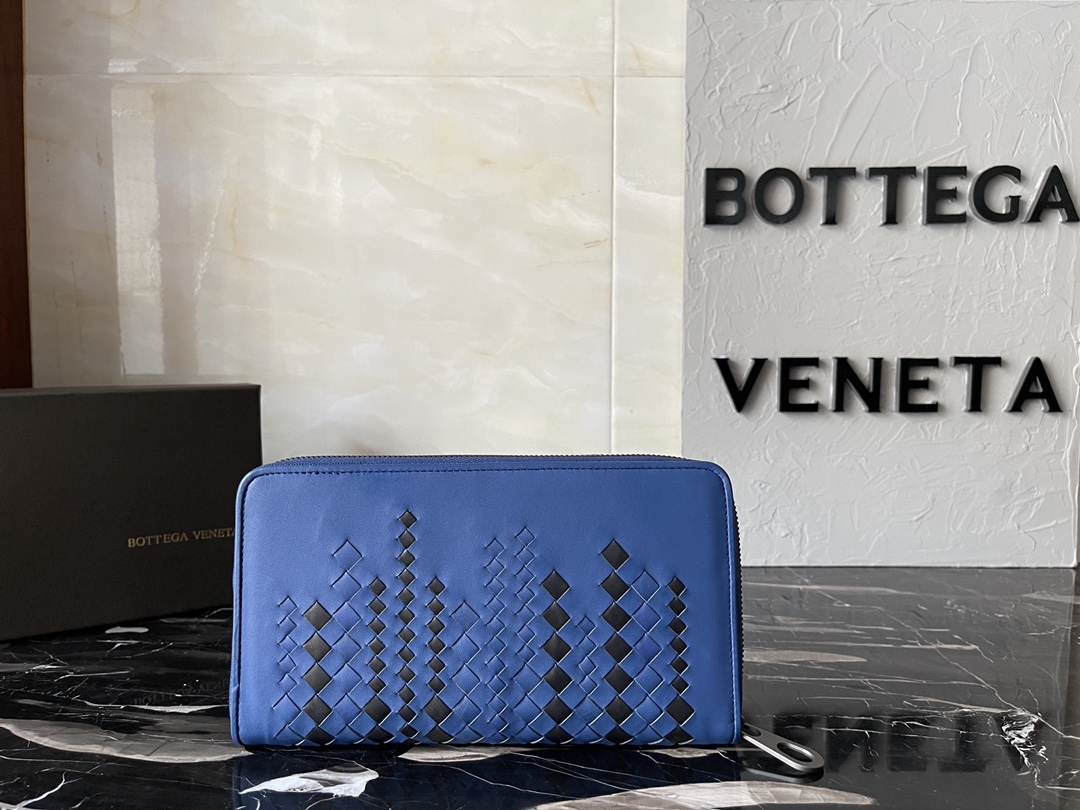 ボッテガ・ヴェネタ「Bottega Veneta」メンズ ザッパー ロング ウォレット