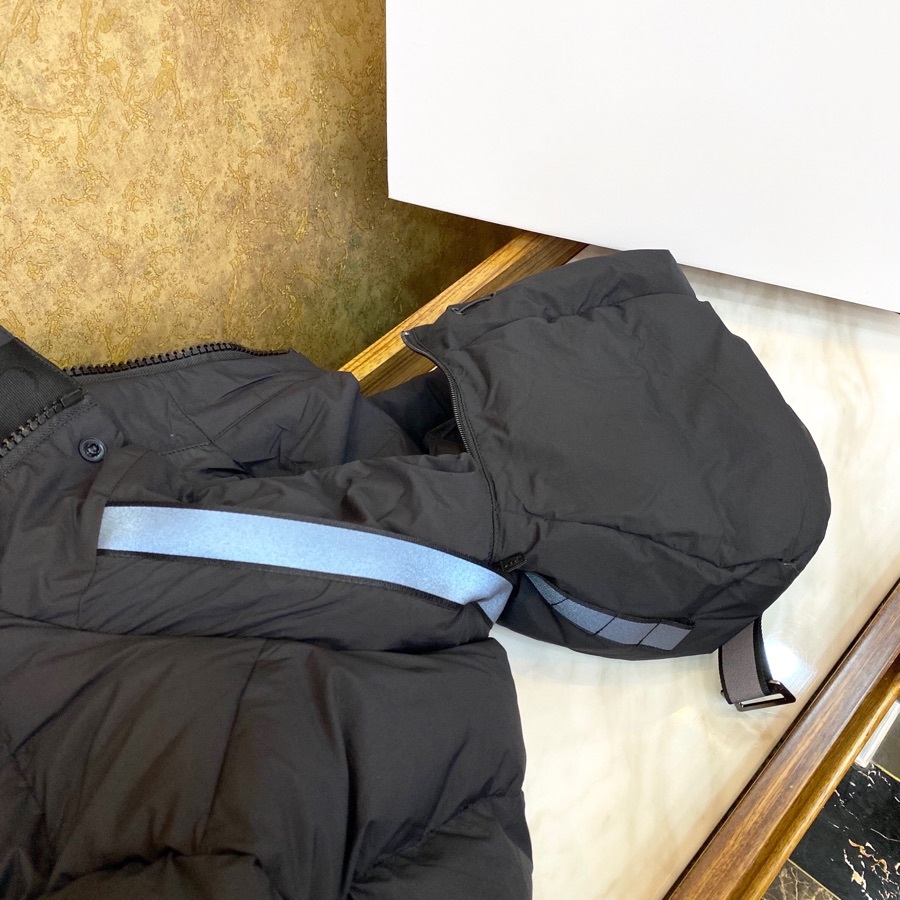 カナダグース ファッションフーディロングダウンジャケット 男女兼用