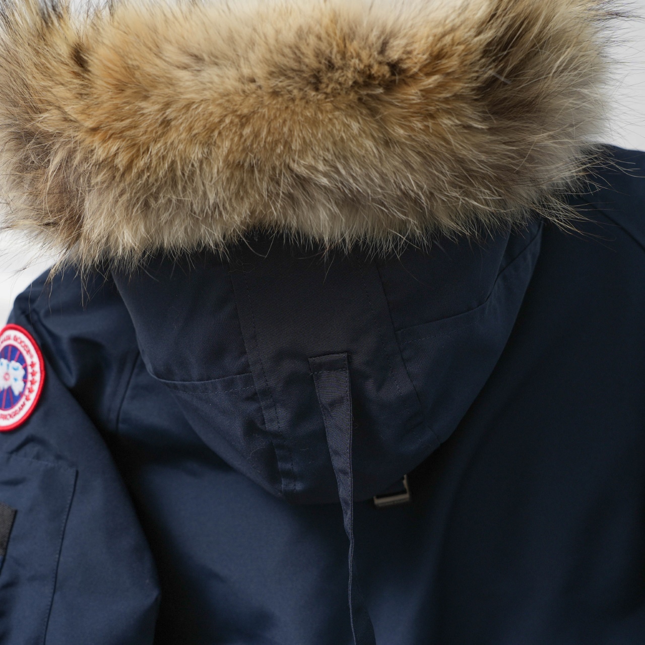 カナダグース フード付きファー付きダウンジャケット 男女兼用