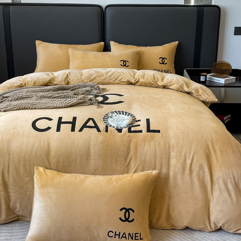 シャネル「Chanel」プレミアム クリスタルベルベット プリント 4点セット