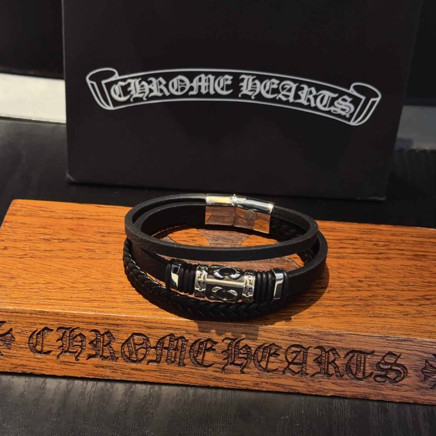 クロムハーツ「Chrome Hearts」ブレスレット - ヴィンテージ＆ロックテイスト ペア用