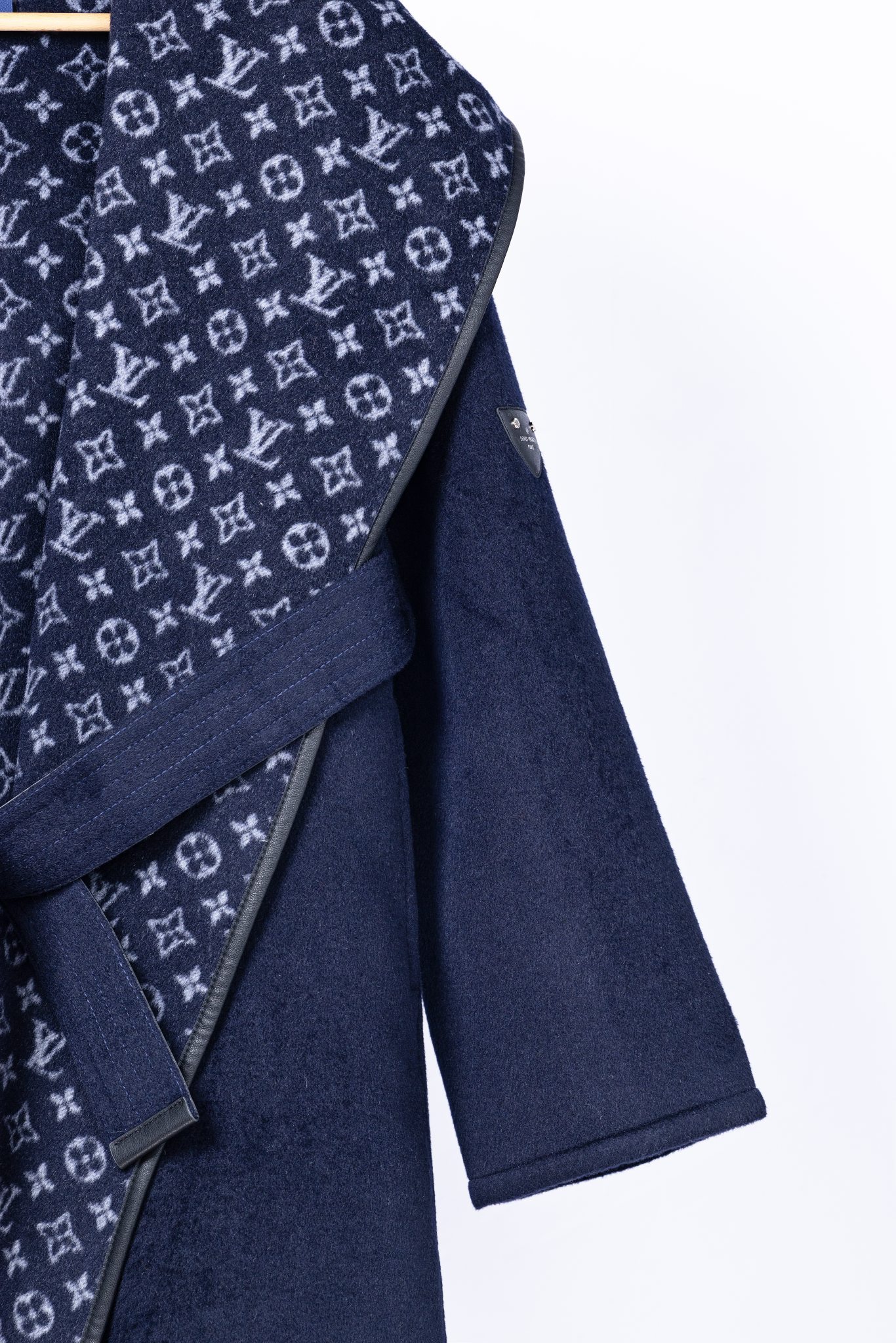 ルイ・ヴィトン「Louis Vuitton」秋冬 レディース ワップルフードロングコート