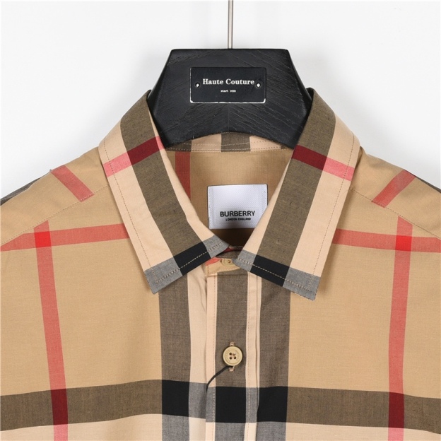 [Copy]Burberry / バーバリーのクラシックな小チェック柄シャツ