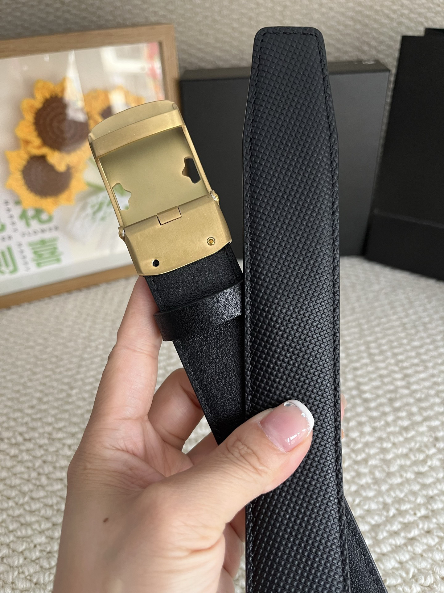 【厳選在庫】Montblanc ビジネスマン正装ベルト「全長約 100cm」