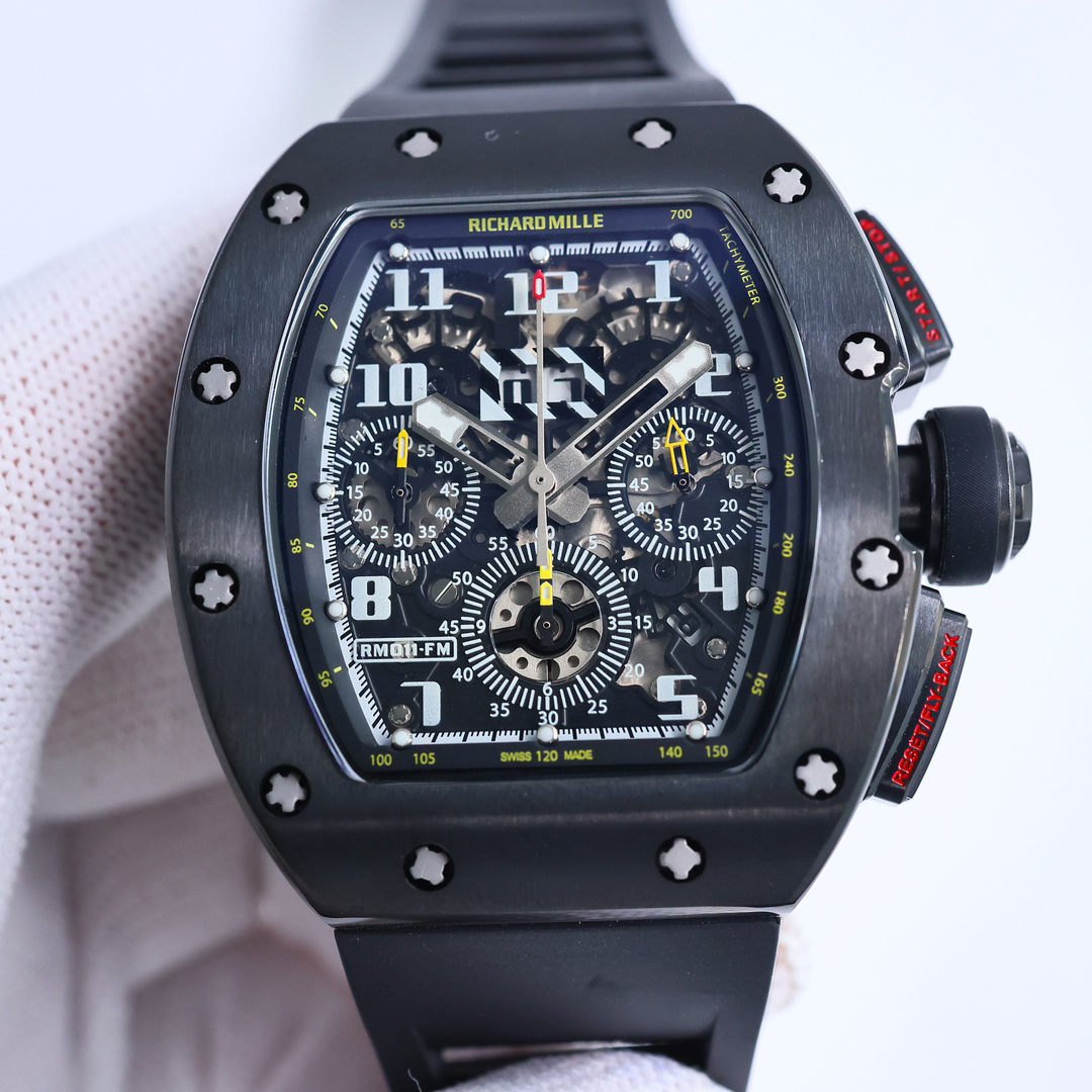 リシャール ミル「Richard Mille」 RM011-FM フライバック クロノグラフ メンズウォッチ49MM