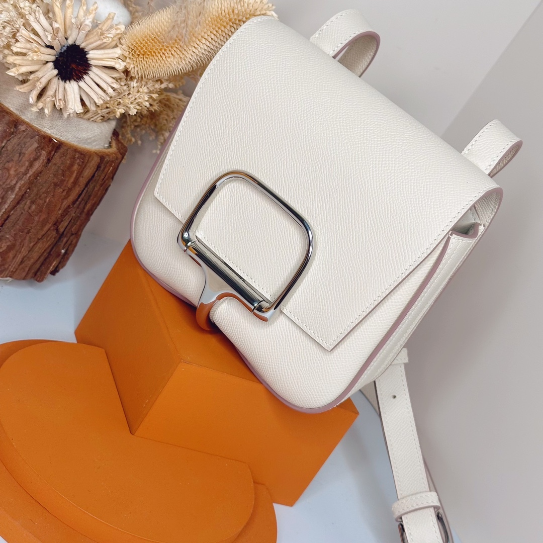 【厳選新入荷】エルメス Della Cavalleria Mini サドル金具クロスボディバッグ「乗馬モチーフ本革ショルダー」