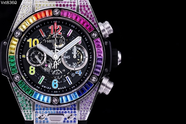 ウブロ「Hublot」ビッグバン ウニコ チタニウム レインボー 42MM