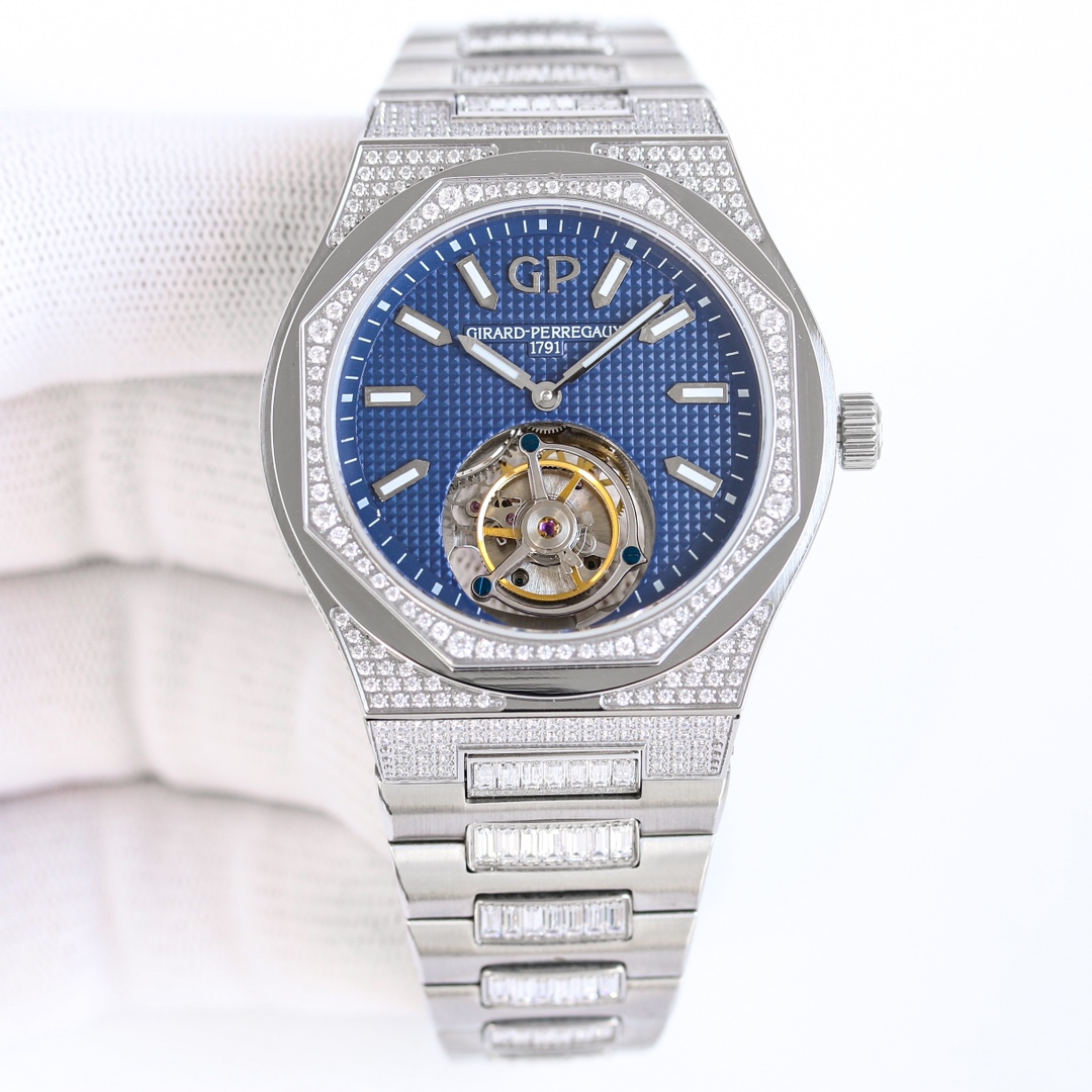 ジラール・ペルゴ「Girard-Perregaux」ラウレアート トゥールビヨン 腕時計42MM