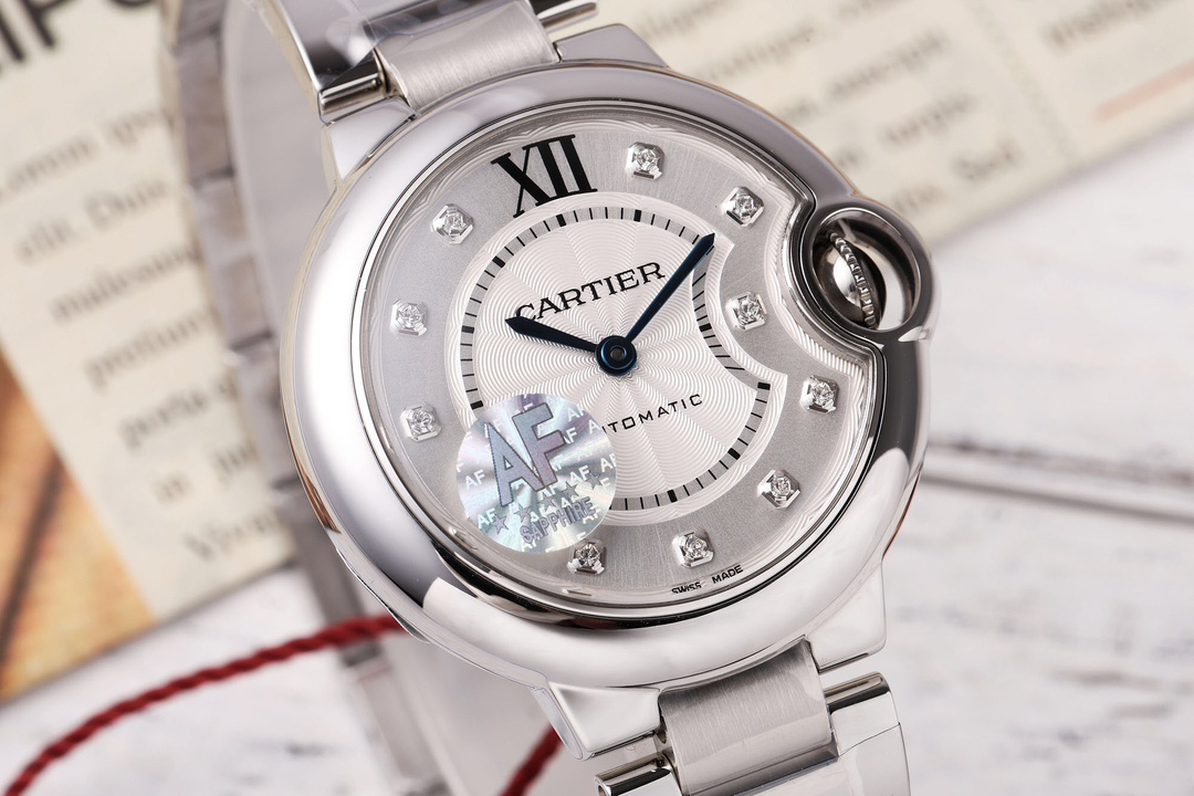 カルティエ［Cartier］バロン ブルー ドゥ 自動巻き腕時計 33mm