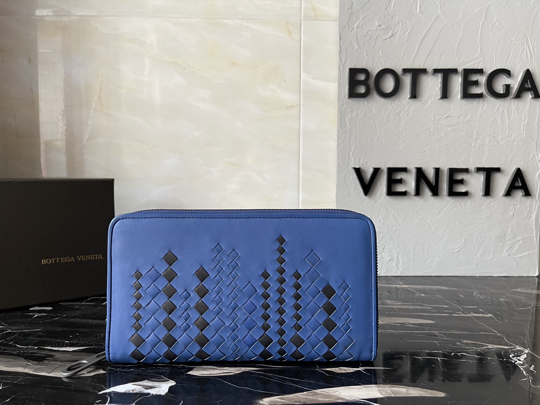 ボッテガ・ヴェネタ「Bottega Veneta」メンズ ザッパー ロング ウォレット