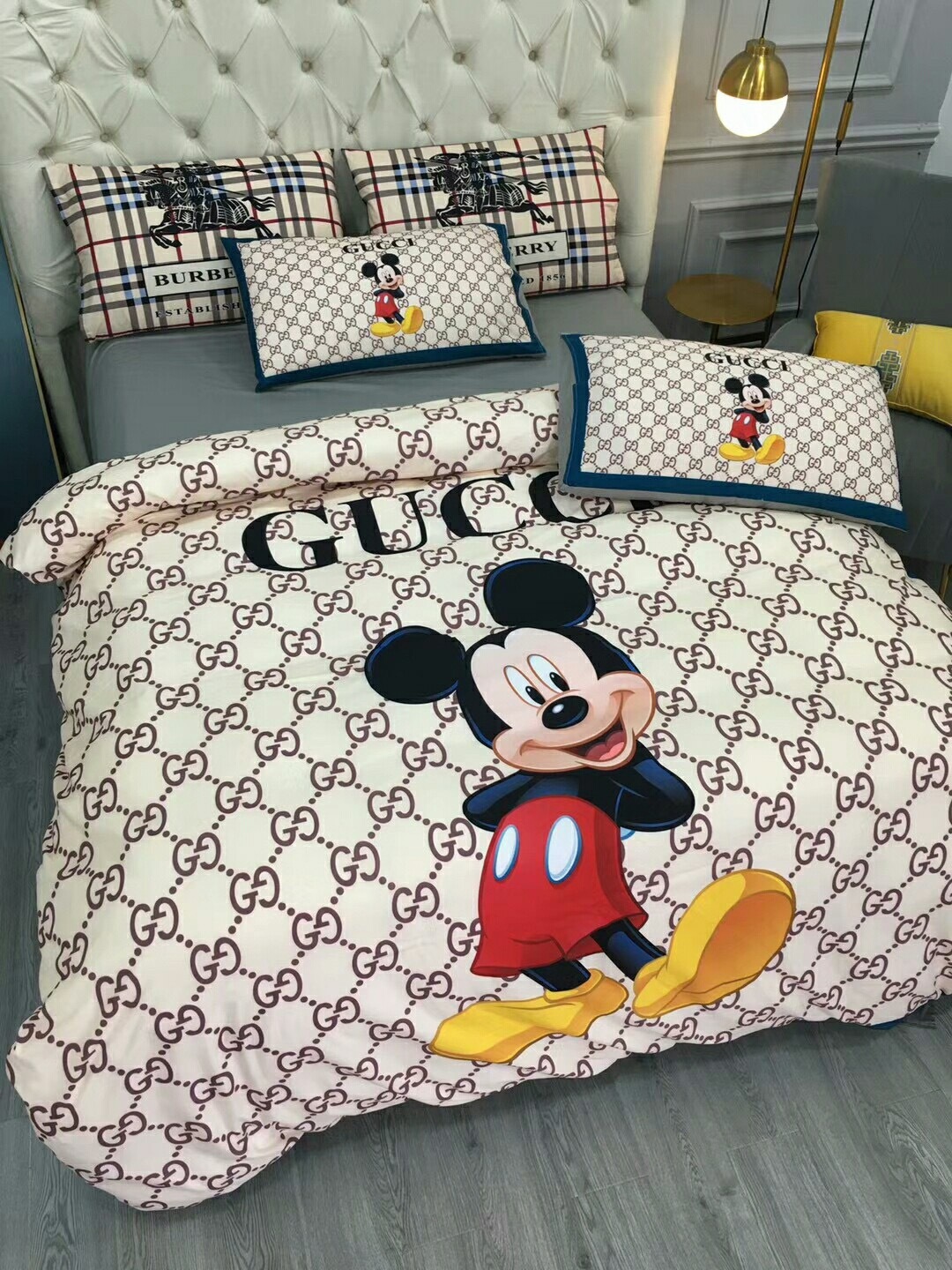 グッチ「Gucci」プレミアムコットン デジタルプリント 4点セット