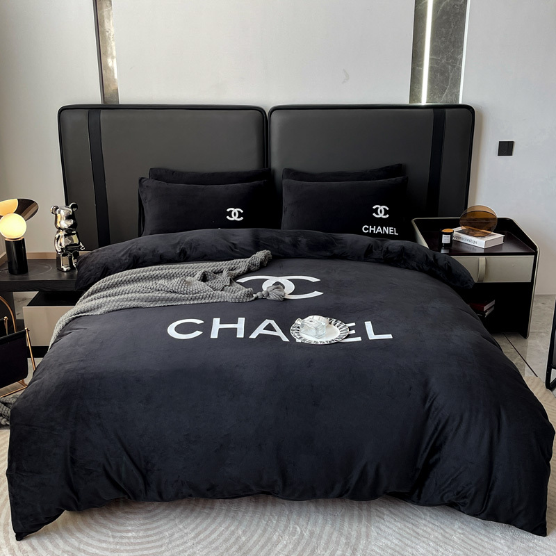 シャネル「Chanel」プレミアム クリスタルベルベット プリント 4点セット