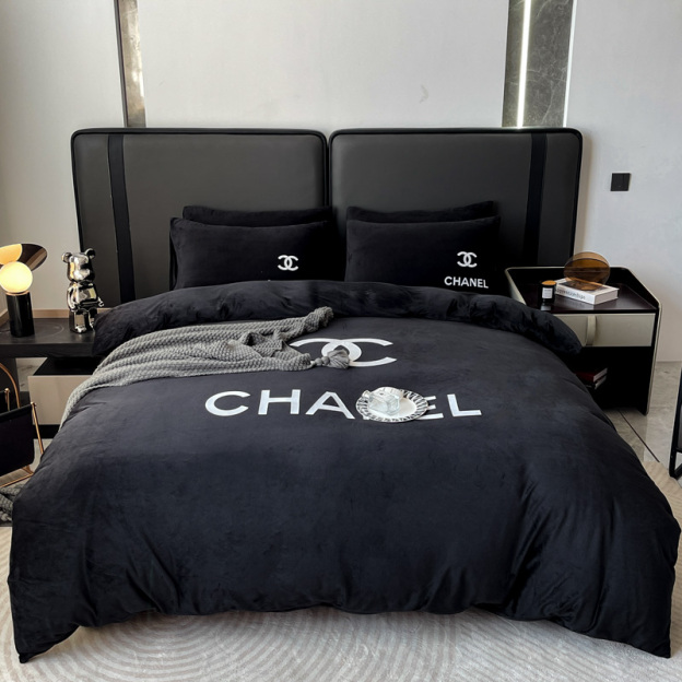 シャネル「Chanel」プレミアム クリスタルベルベット プリント 4点セット