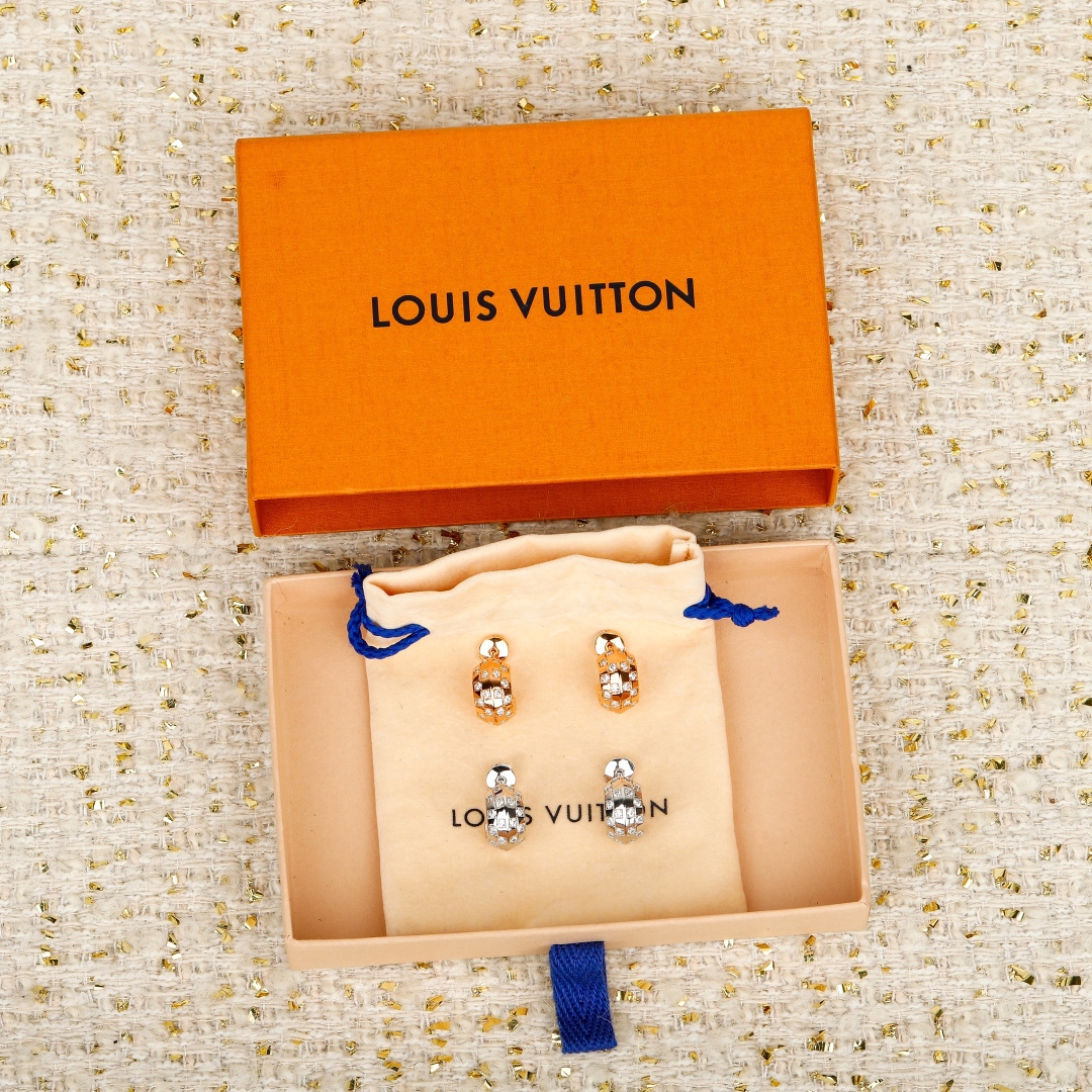 ルイ・ヴィトン「Louis Vuitton」ダイヤモンド・イヤリング