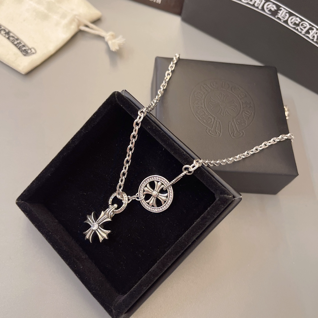 クロムハーツ「Chrome Hearts」シンプルペンダントネックレス - ユニセックス