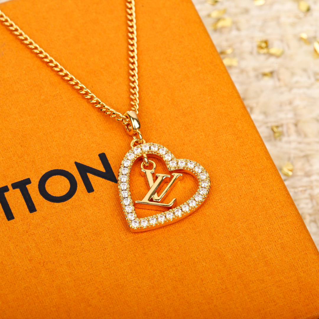 ルイ・ヴィトン「Louis Vuitton」FALL IN LOVE HEART ネックレス