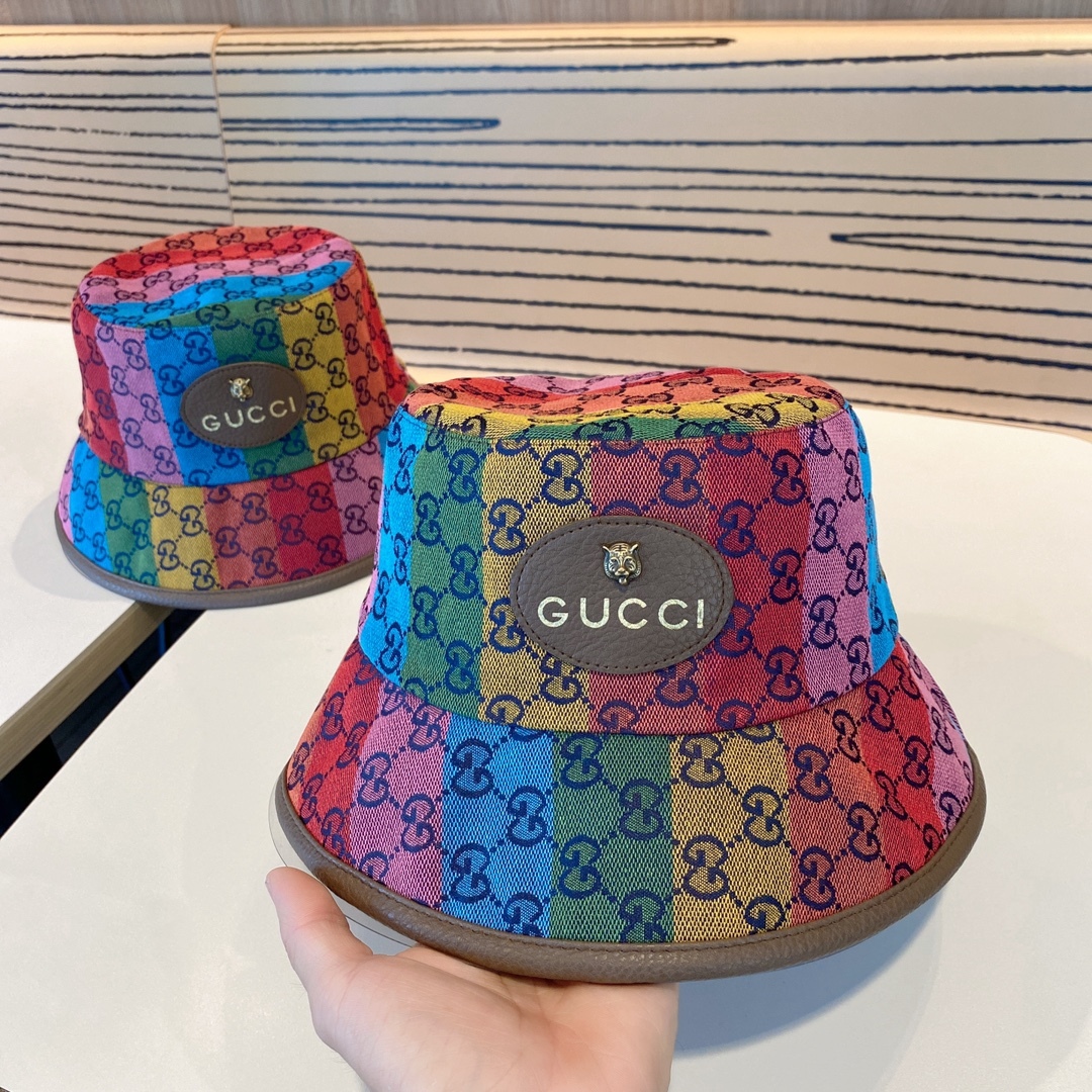グッチ「Gucci」韓国スタイル ニューイングリッシュスポーツ 漁師帽