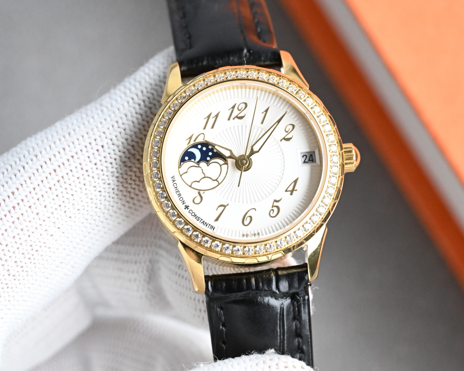 ヴァシュロン・コンスタンタン［Vacheron Constantin］フルール・デュ・ジャルダン レディースジュエリーウォッチ33MM