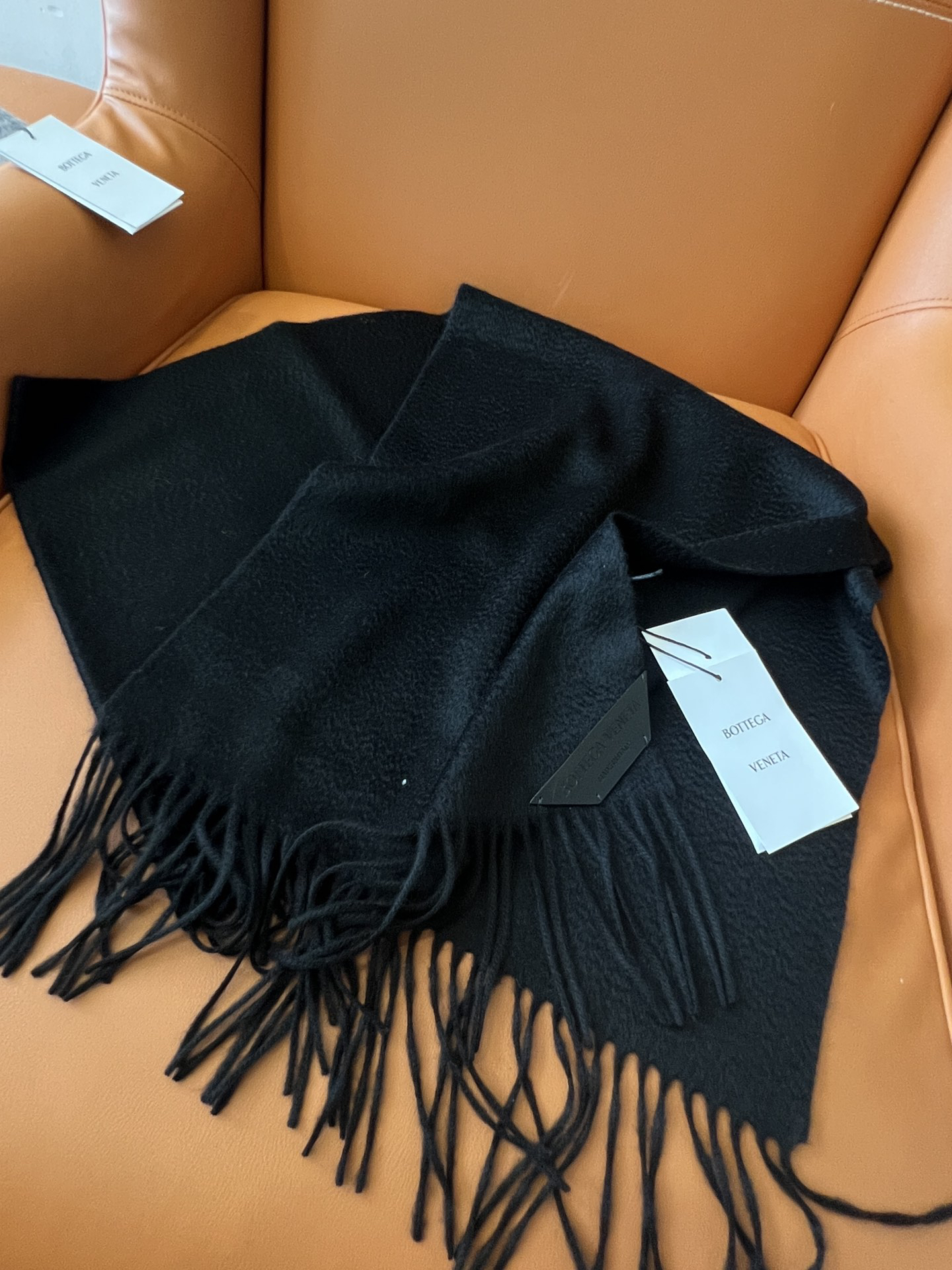 ボッテガ ヴェネタ「Bottega Veneta」プレミアム キャシュミール ラージマフラー35x200cm