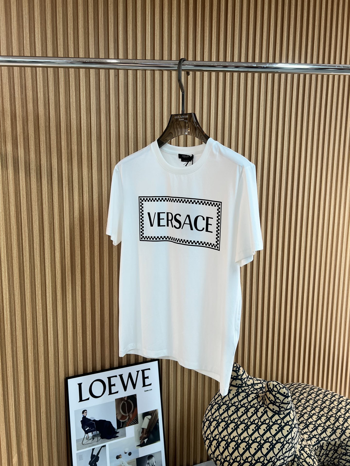 ヴェルサーチ「Versace」2025SS プレミアム クルーネックTシャツ