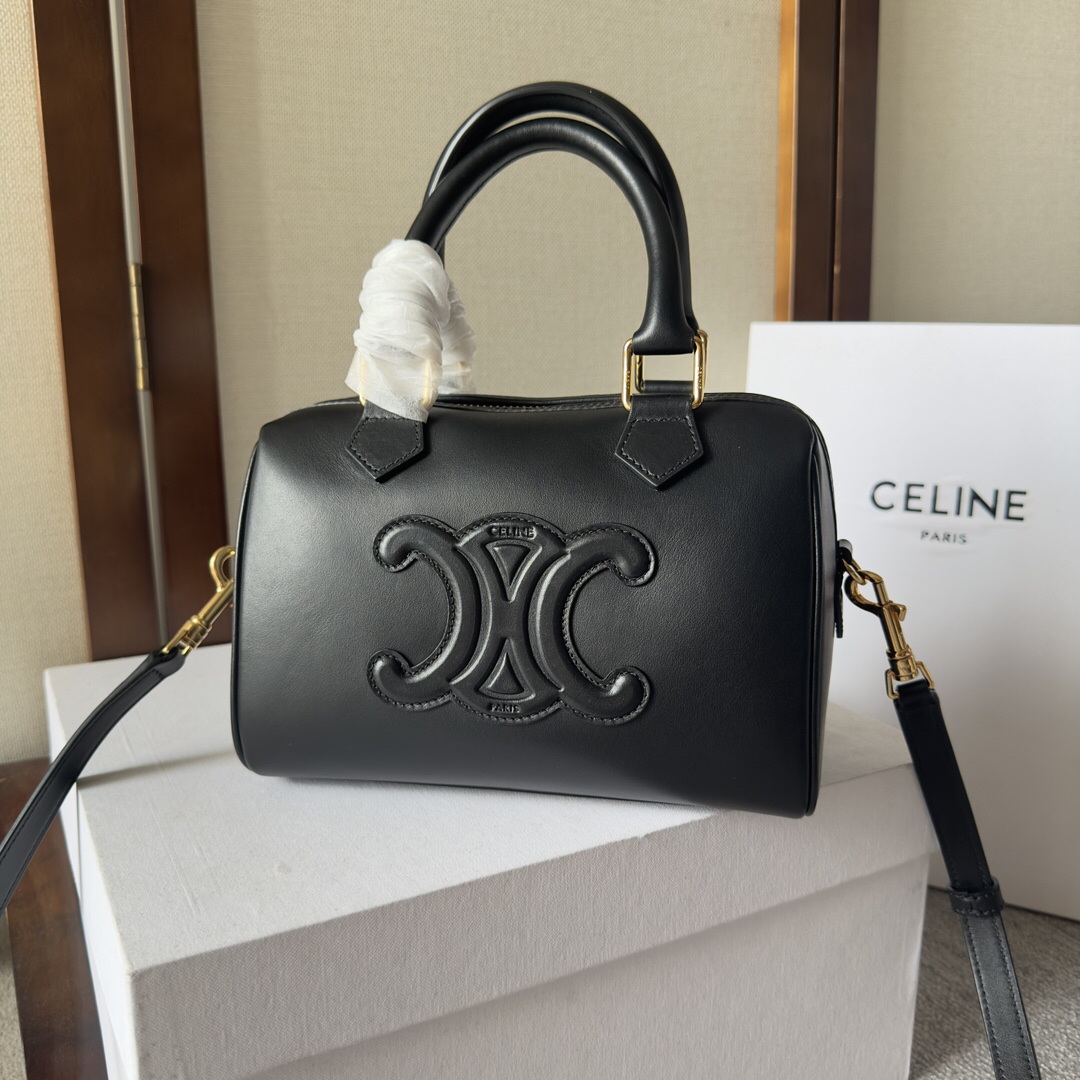 セリーヌ(Celine)スモール ボストン / スムースカーフスキン