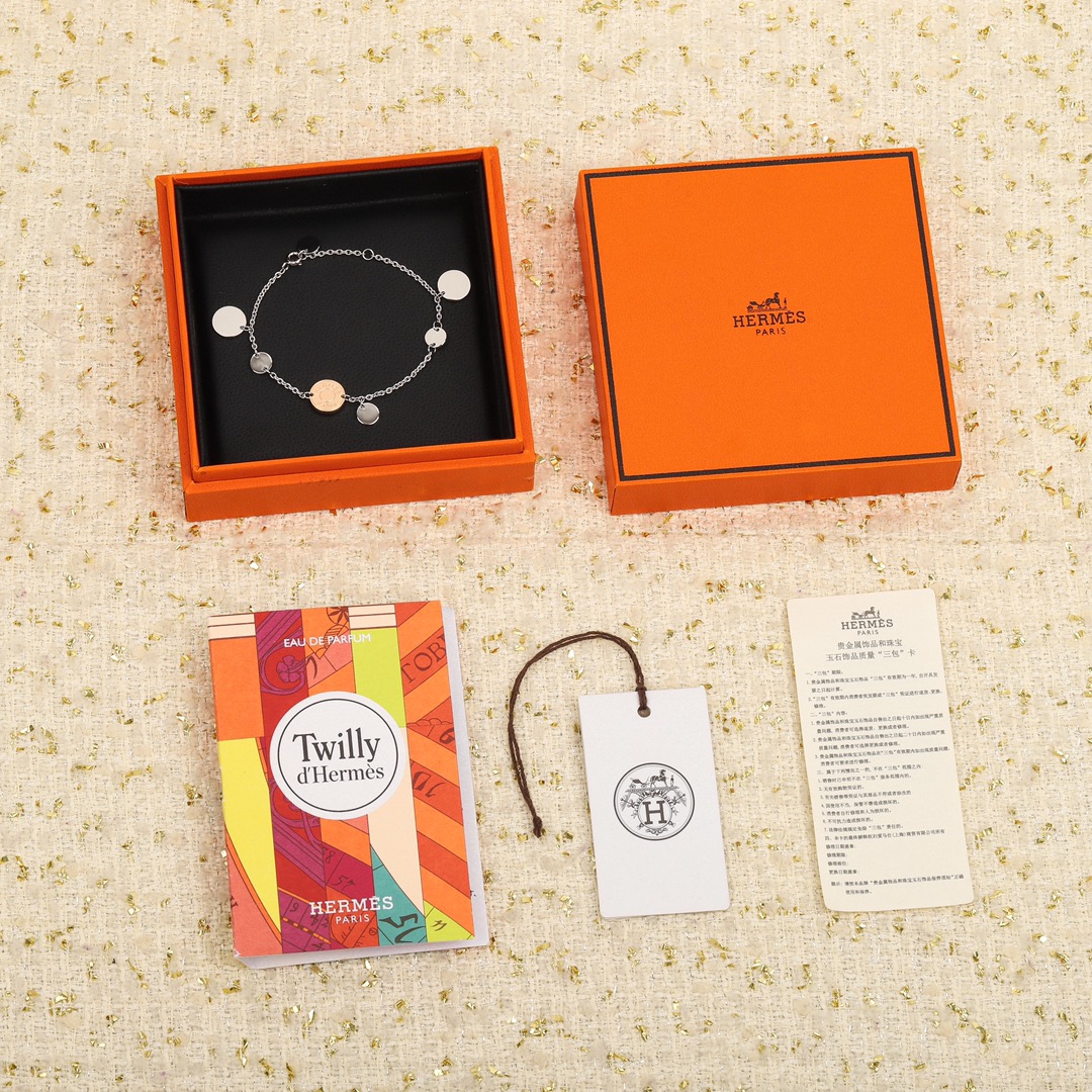 エルメス「Hermès」Chaîne d'Ancre コイン ブレスレット の商品掲載写真4（SKU ISETAPRO-25803940）