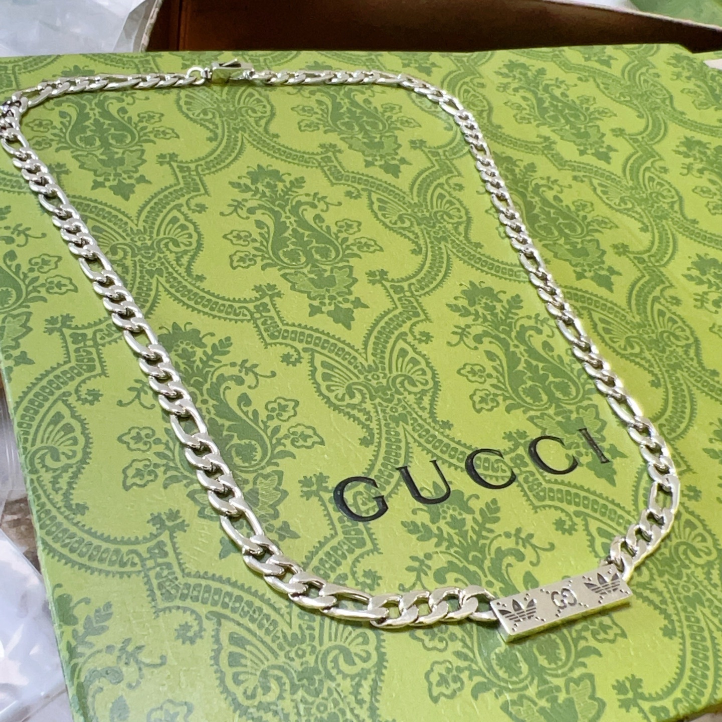 グッチ「Gucci」 Anger Forest ダブルGペンダントネックレス