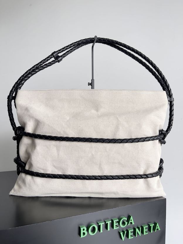 ボッテガ・ヴェネタ「Bottega Veneta」ロープノット キャンバストートバッグ