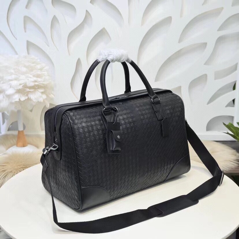 ボッテガ・ヴェネタ「Bottega Veneta」Intrecciato トラベルトートバッグ