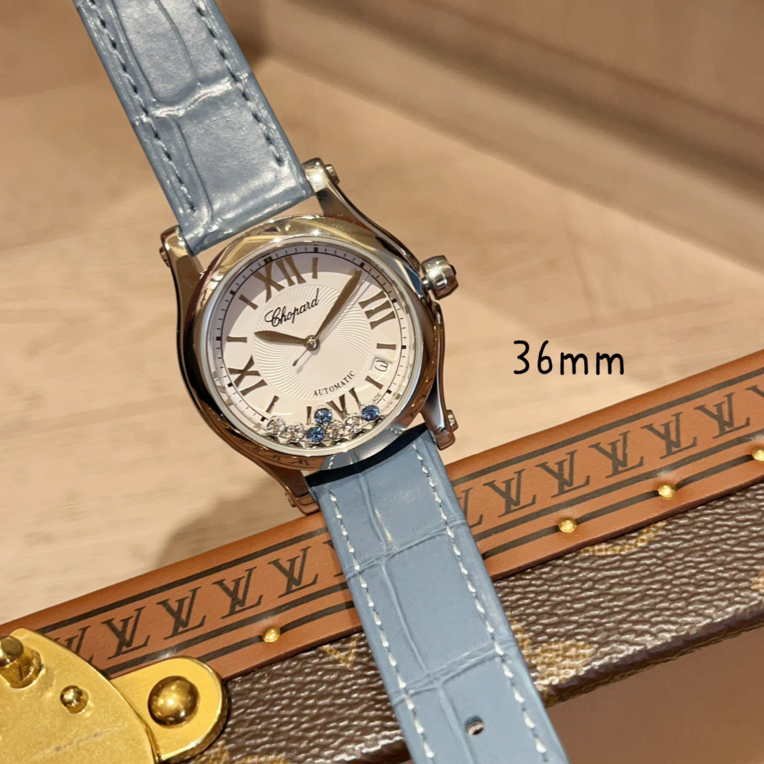 ショパール「Chopard」ハッピーダイヤモンドレディースウォッチ36mm