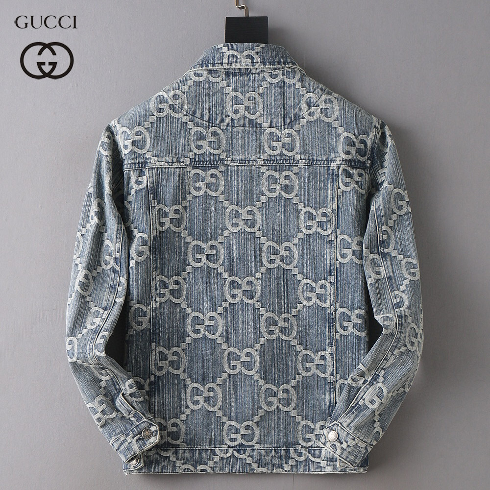 グッチ「Gucci 」秋冬新作メンズラペルデニムジャケット
