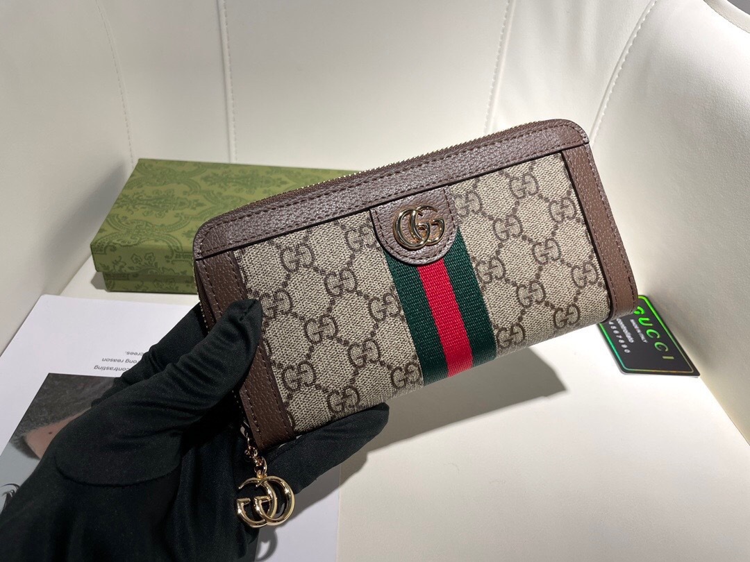 グッチ「Gucci」Marmontシリーズ ジッパーウォレット
