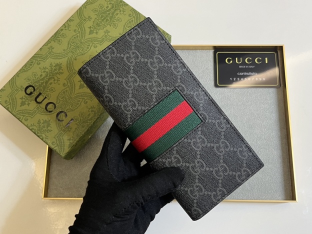 グッチ「Gucci」折りたたみロングウォレット