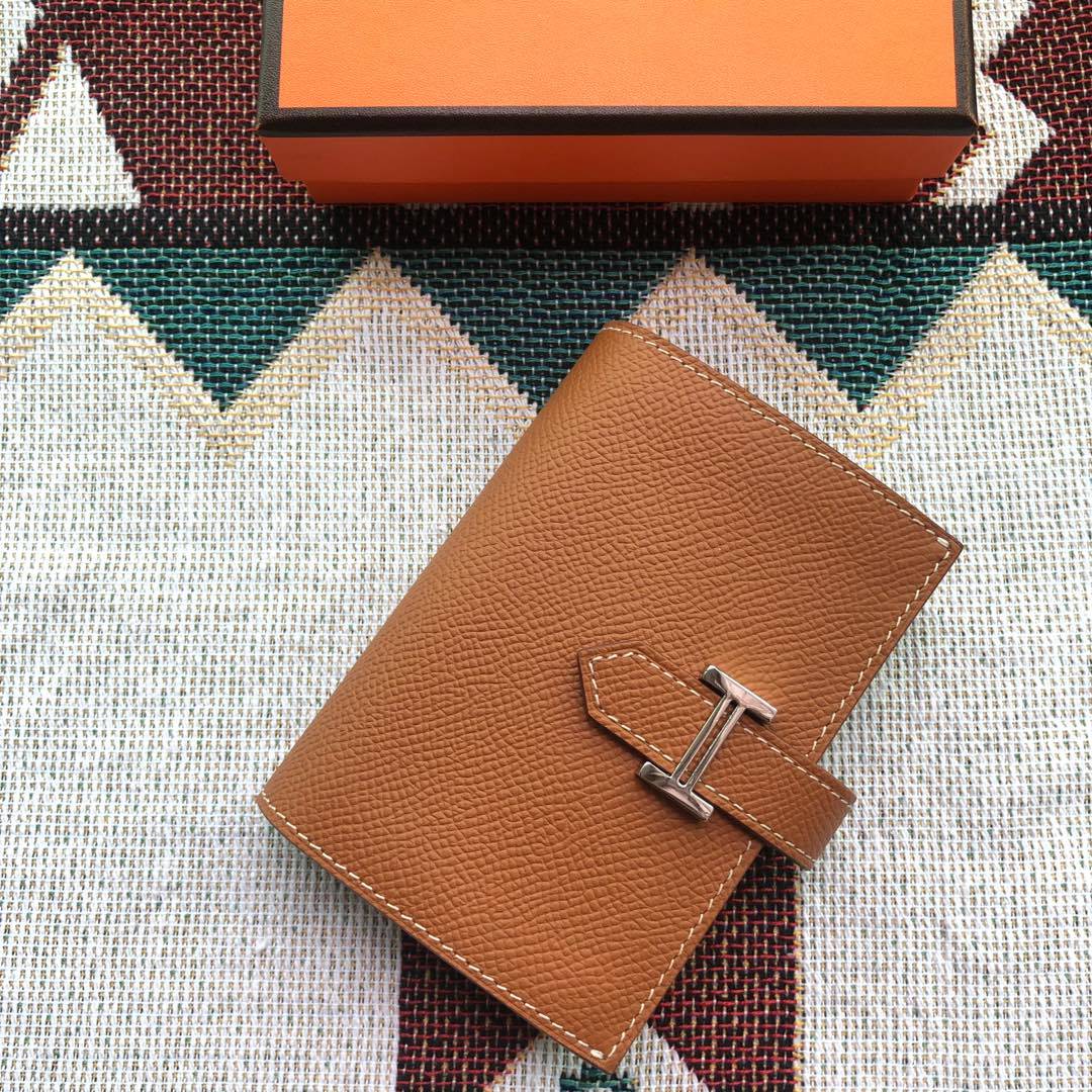 エルメス「Hermès」Bearn Ｈ扣 新作カードケース