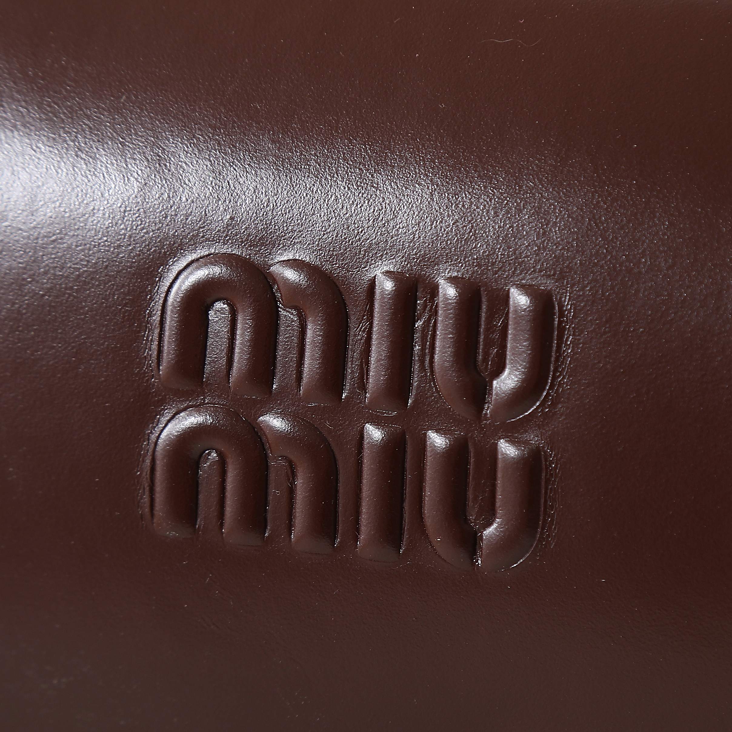 ミュウミュウ ボー レザー スモールバッグ「Beau Bag」