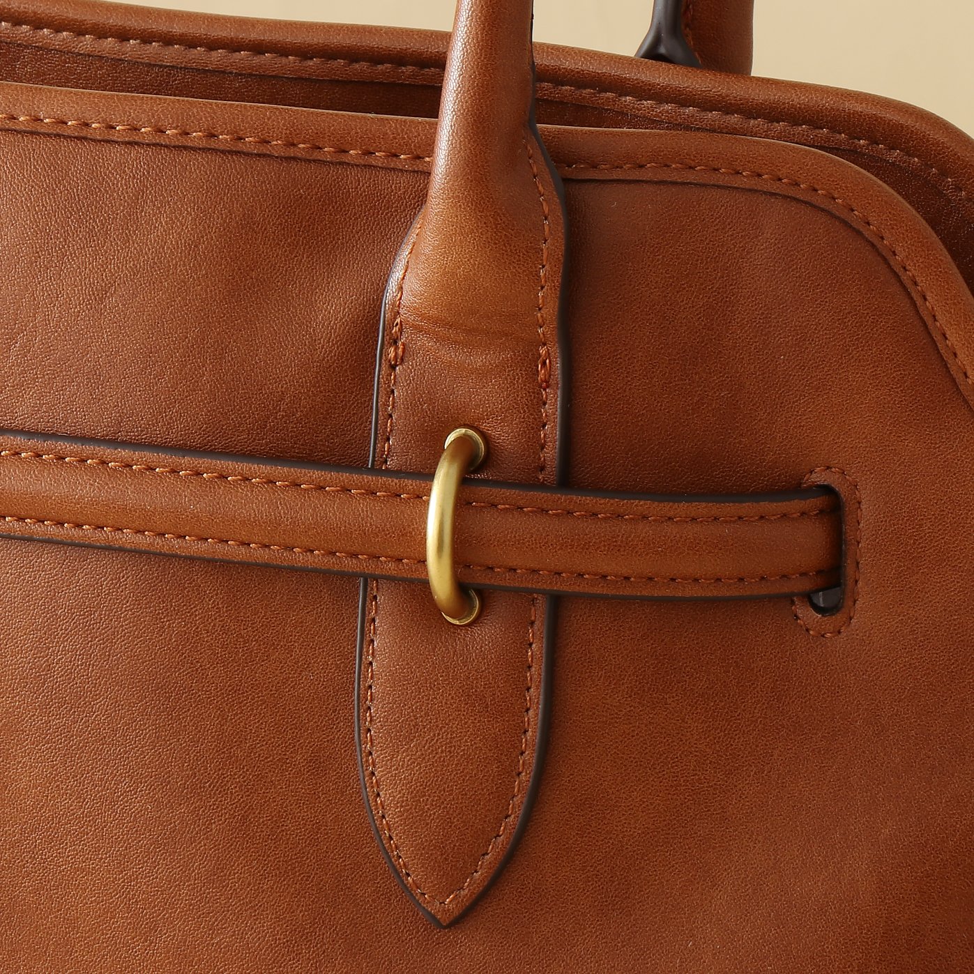 ミュウミュウ アバンチュール ナッパレザー トップハンドルバッグ「Aventure Bag」