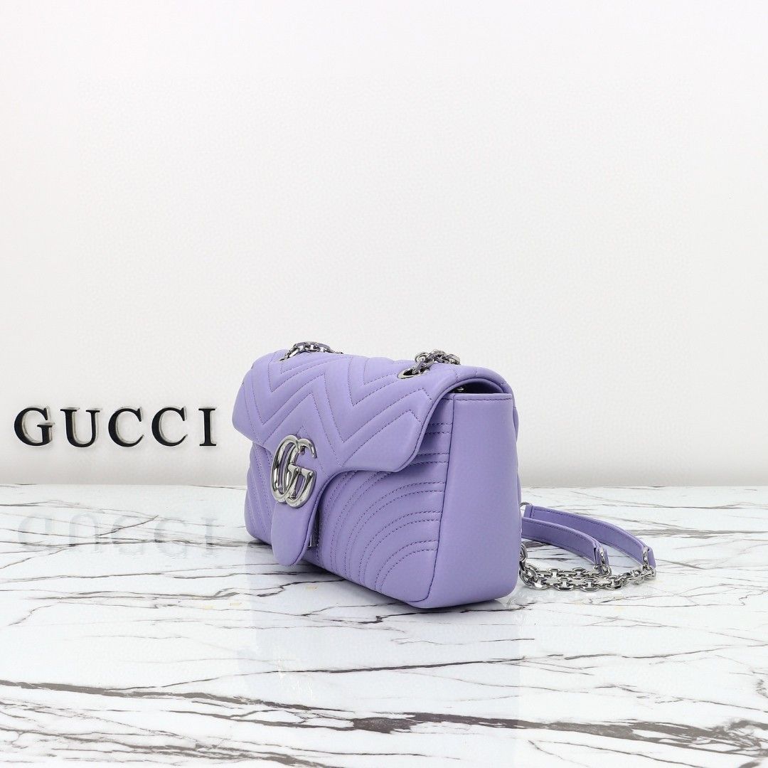 グッチ〔GGマーモント〕ミディアム ショルダーバッグ「GG Marmont Bag」