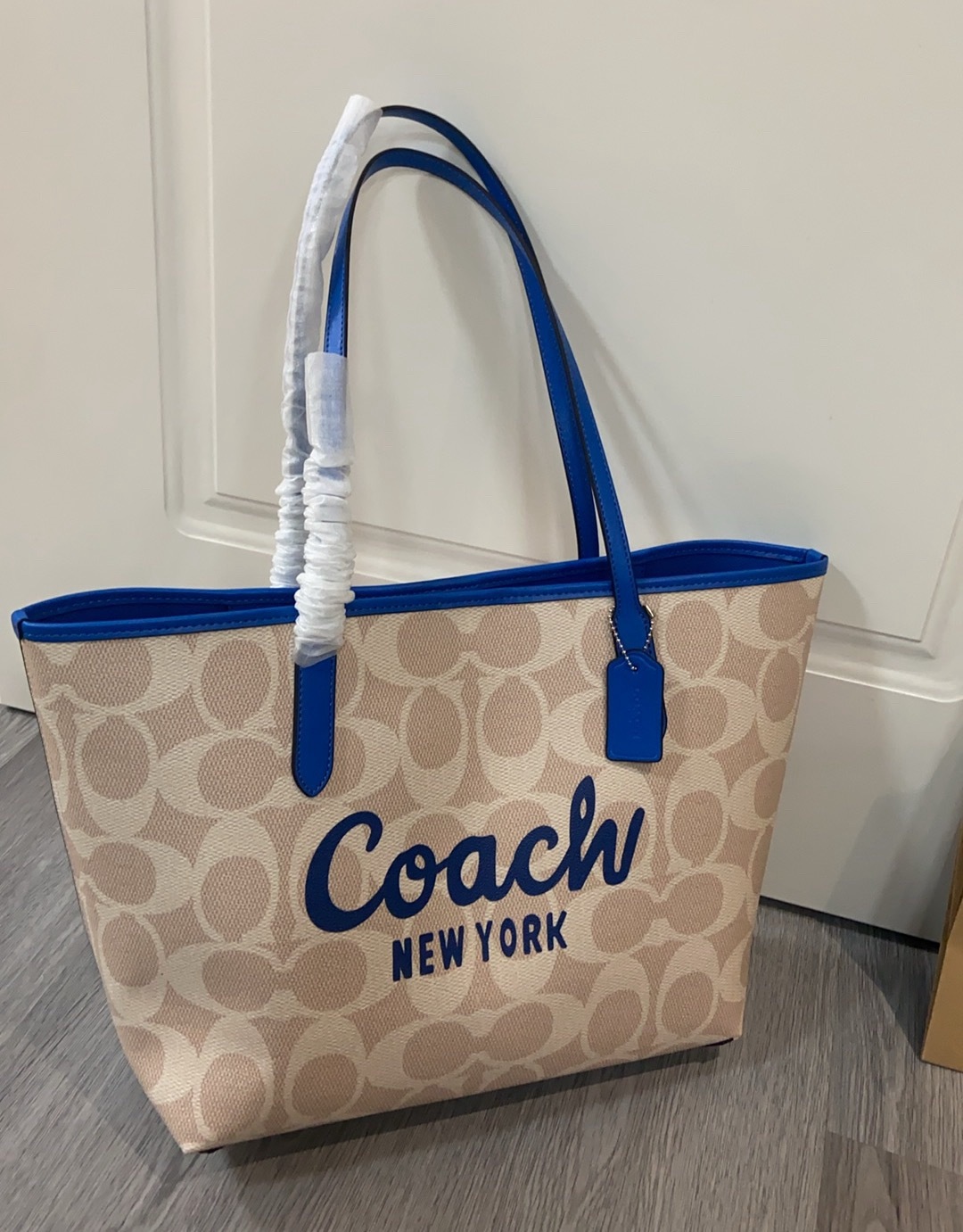 コーチ「Coach」シティトート アカデミックスタイル ショルダーバッグ