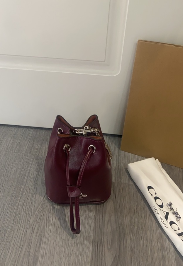 コーチ「Coach」ドローストリング ミニ バケットバッグ