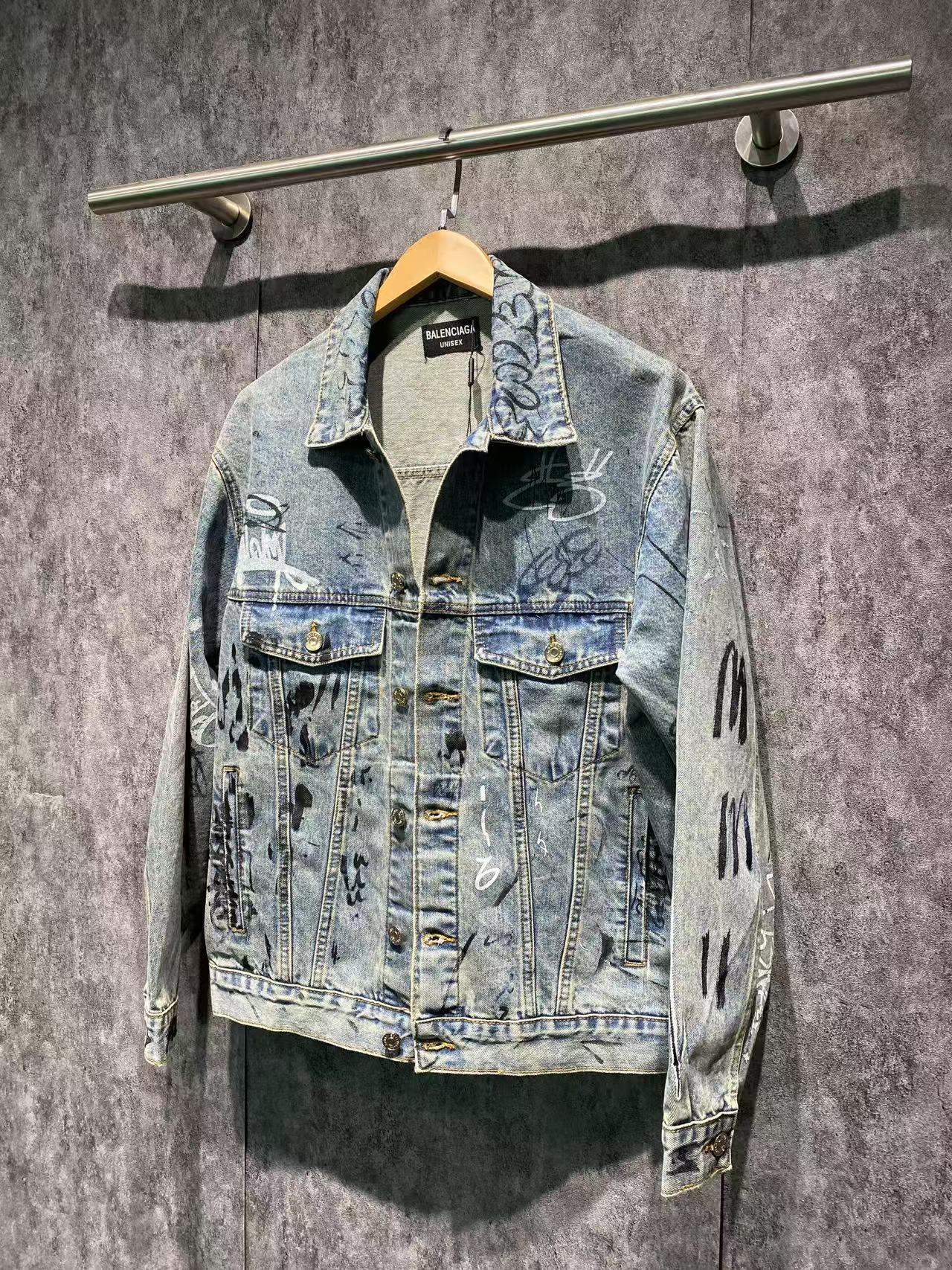 バレンシアガ「Balenciaga」デニムジャケット クラシック リデザイン
