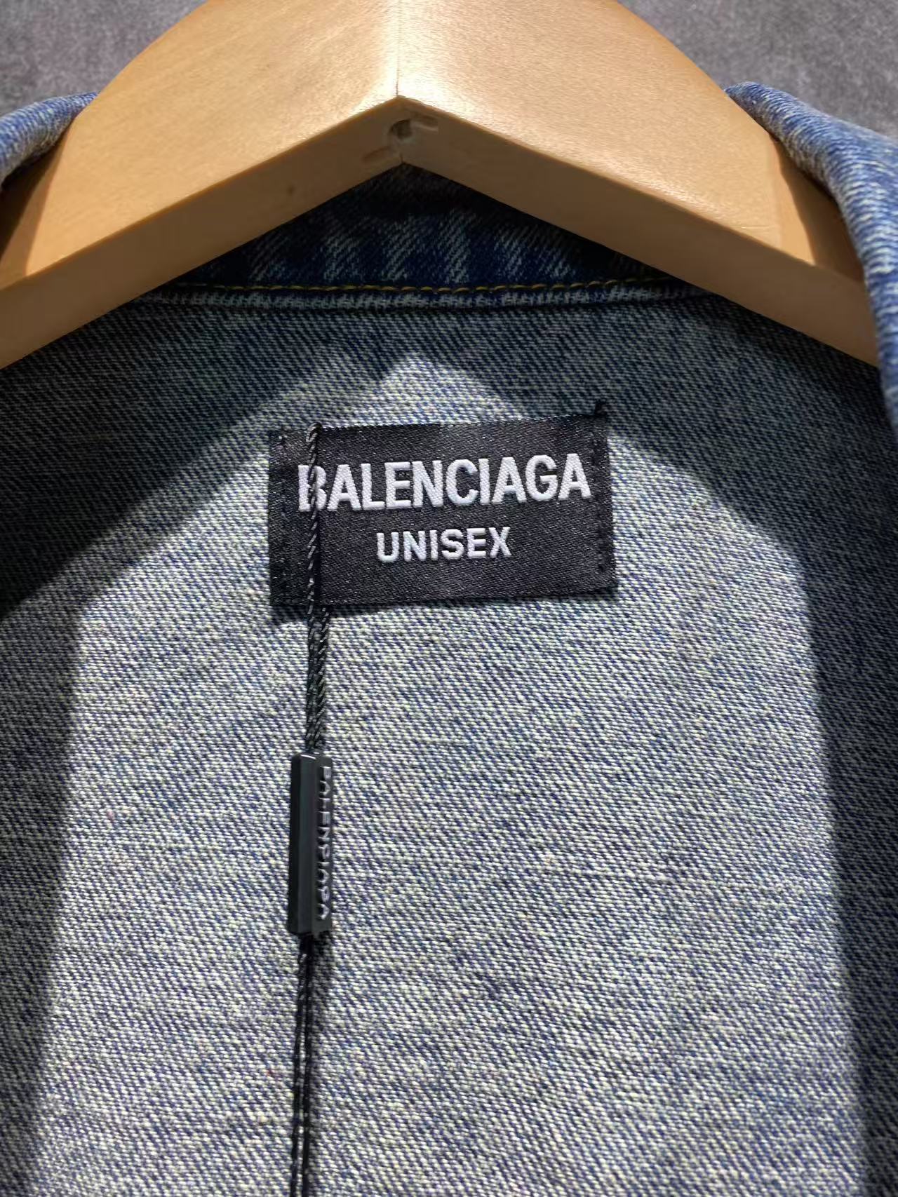バレンシアガ「Balenciaga」デニムジャケット クラシック リデザイン