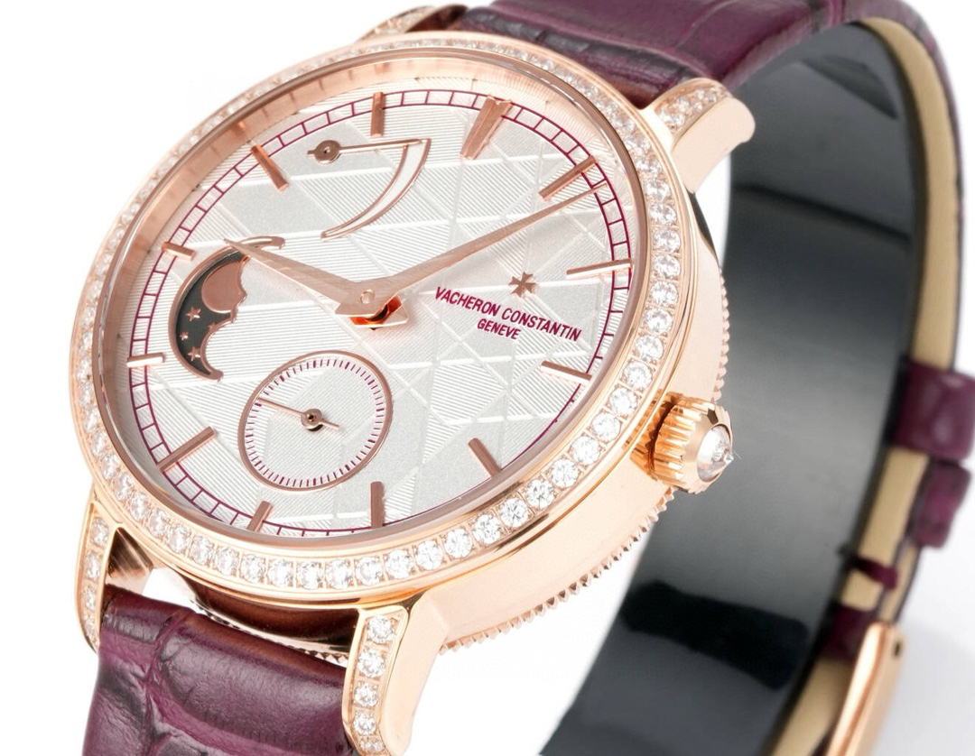 ヴァシュロン・コンスタンタン「Vacheron Constantin」トラディショネル ムーンフェーズ レディース機械式腕時計 36mm
