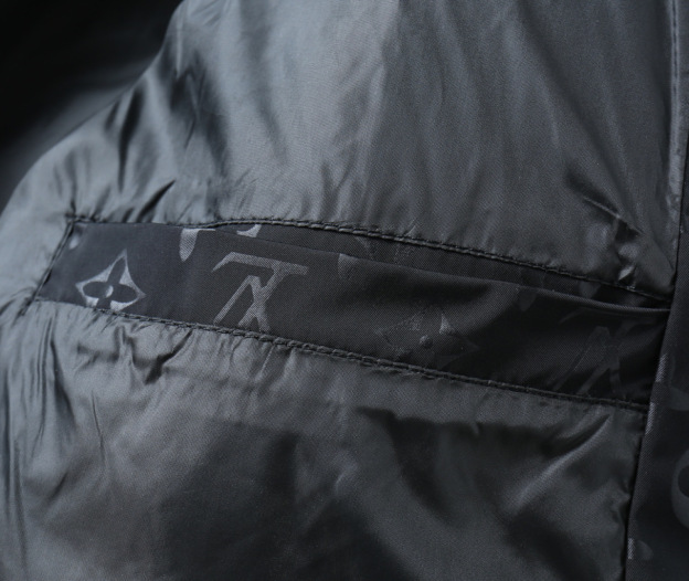 ルイ・ヴィトン「Louis Vuitton」‌秋冬用フード付きダウンジャケット