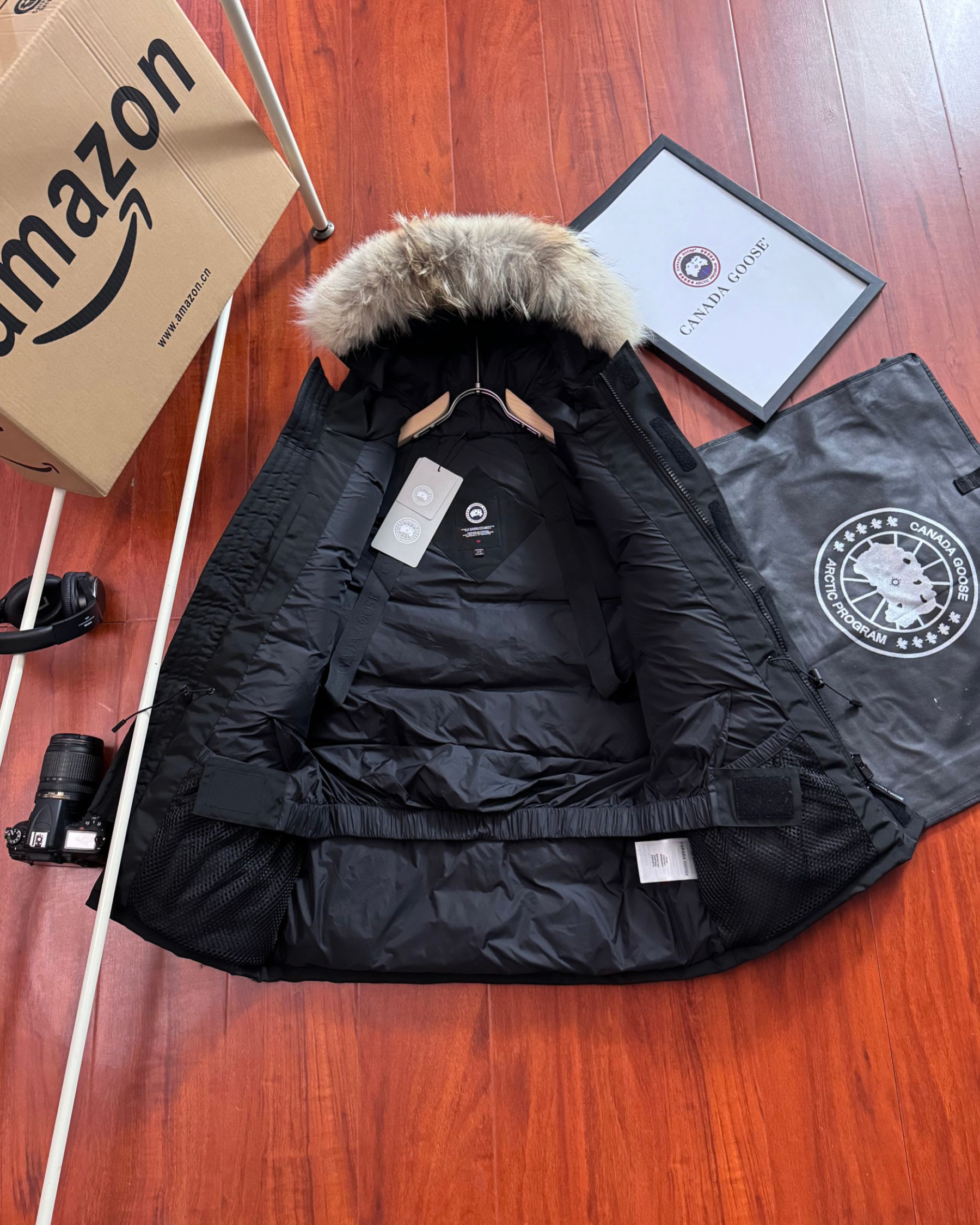 カナダグース メンズ ファッションフード付きダウンジャケット 8色