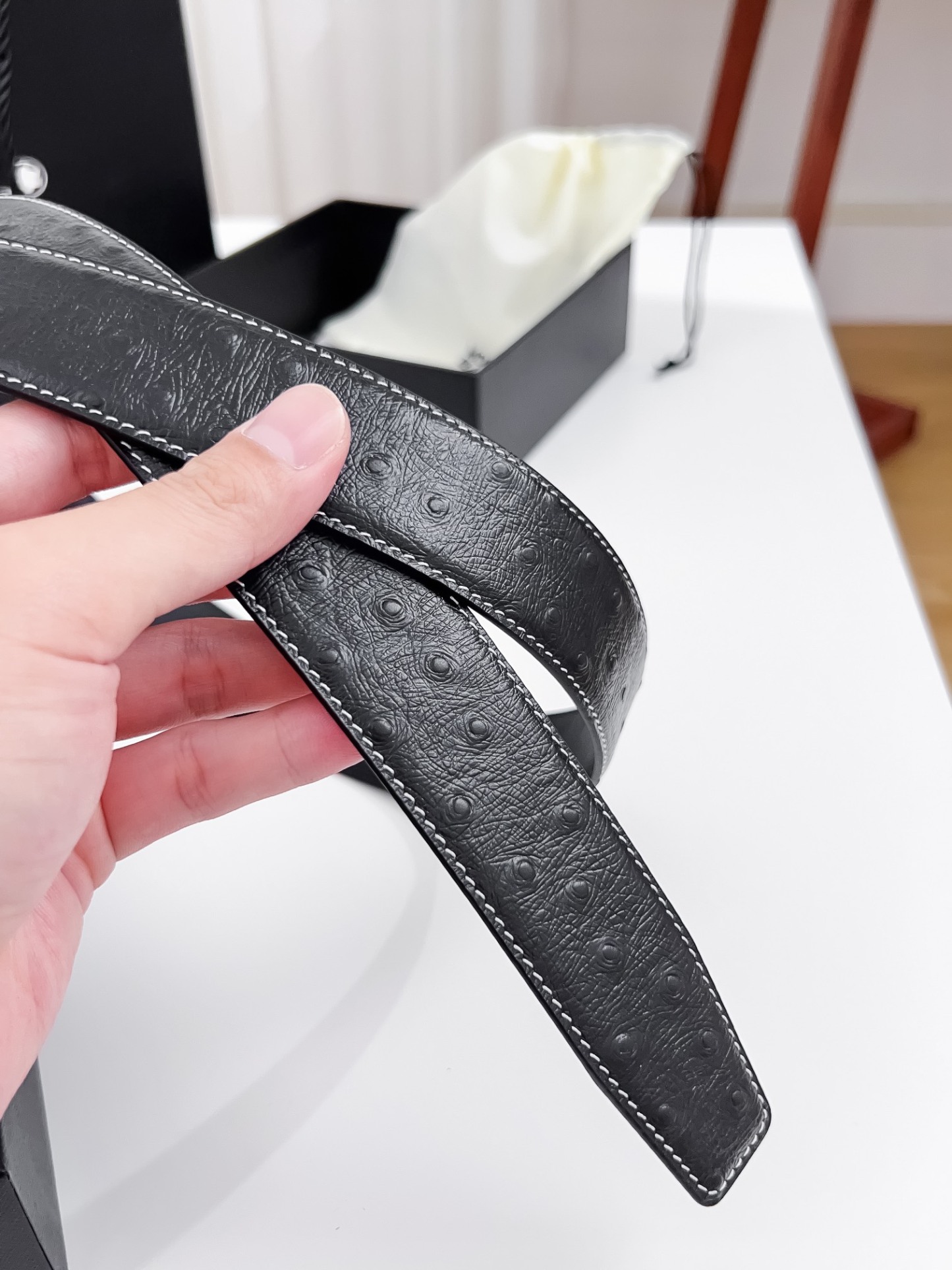 【厳選在庫】Montblanc ビジネスマン正装ベルト「全長約 100cm」