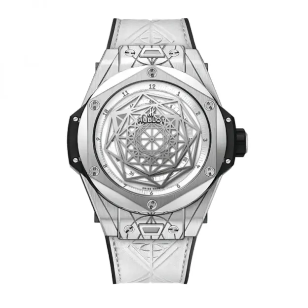 ウブロ「Hublot」ビッグバン ウニコ サンブルー チタニウム ホワイト45MM
