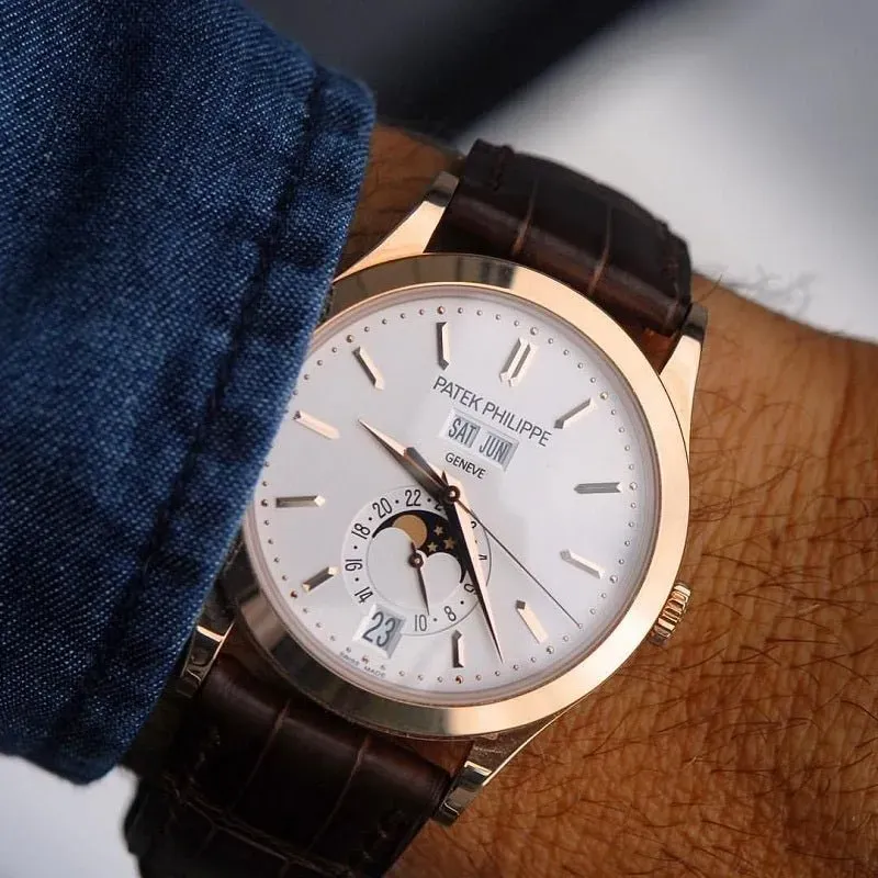 パテック フィリップ「Patek Philippe」コンプリケーション 年歴クロノグラフ腕時計38MM