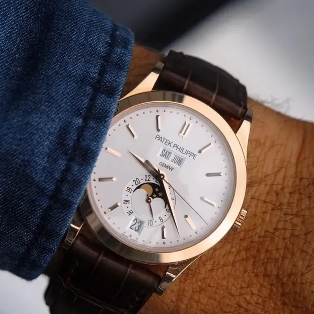 パテック フィリップ「Patek Philippe」コンプリケーション 年歴クロノグラフ腕時計38MM